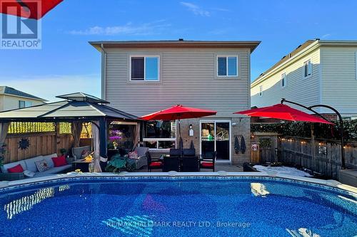 136 Redfern Cres, Clarington, ON - Outdoor With In Ground Pool With Deck Patio Veranda