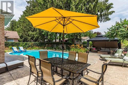 61 Carnegie Pl, Hamilton, ON - Outdoor With In Ground Pool With Deck Patio Veranda