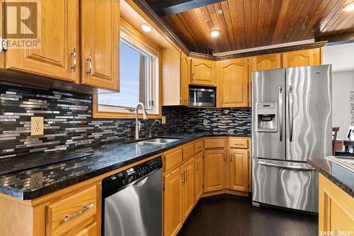 364 Pasqua Lake Road, Pasqua Lake, SK - Indoor Photo Showing Kitchen With Double Sink