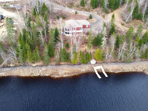 Photo aÃ©rienne - 141 Ch. Des Pins-Gris, Saint-Michel-Des-Saints, QC - Outdoor With Body Of Water