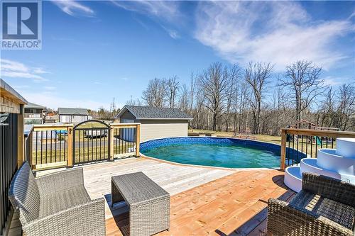 48 Dale Street, Ingleside, ON - Outdoor With Above Ground Pool