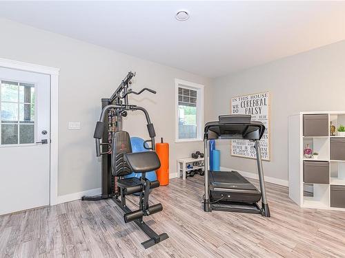 847 Whittaker Rd, Malahat, BC - Indoor Photo Showing Gym Room