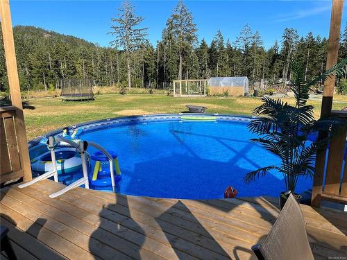 847 Whittaker Rd, Malahat, BC - Outdoor With In Ground Pool