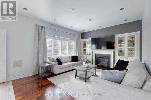 4276 Vivaldi Rd, Burlington, ON - Indoor Photo Showing Living Room With Fireplace