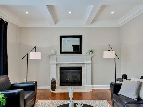Salon - 44 Rue D'Amqui, Blainville, QC - Indoor Photo Showing Living Room With Fireplace
