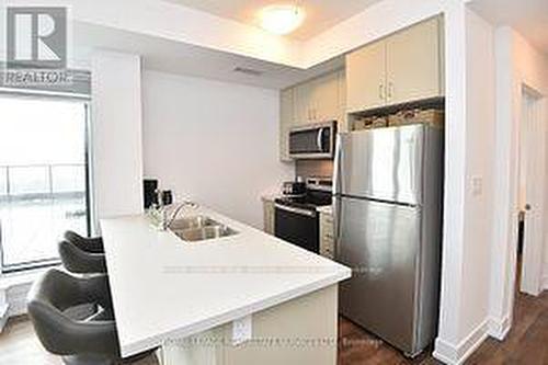 #909 -460 Dundas St E, Hamilton, ON - Indoor Photo Showing Kitchen With Stainless Steel Kitchen With Double Sink