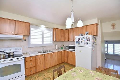 3 Lanscott Place, Hamilton, ON - Indoor Photo Showing Kitchen With Double Sink