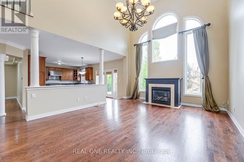 2345 Bluestream Drive, Oakville, ON - Indoor Photo Showing Living Room With Fireplace