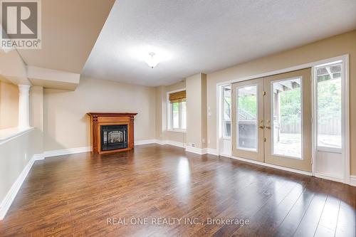 2345 Bluestream Drive, Oakville, ON - Indoor Photo Showing Living Room With Fireplace