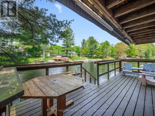 31 Government Dock Road, Kawartha Lakes, ON - Outdoor With Body Of Water With Deck Patio Veranda With Exterior