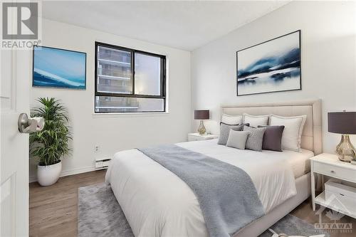2nd Bedroom (Virtually Staged) - 470 Laurier Avenue W Unit#508, Ottawa, ON - Indoor Photo Showing Bedroom