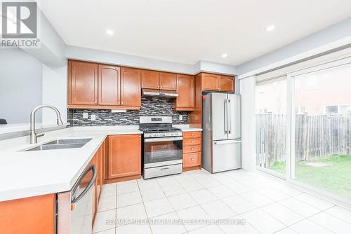 653 Gervais Terrace, Milton, ON - Indoor Photo Showing Kitchen With Double Sink