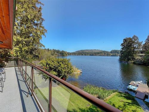 4817 Prospect Lake Rd, Saanich, BC - Outdoor With Body Of Water With View