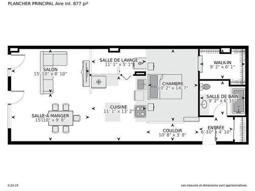 Plan (croquis) - 116-1200 Rue St-Alexandre, Montréal (Ville-Marie), QC - Other