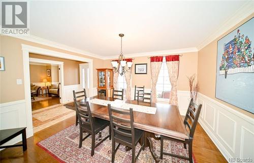 10 Emma Court, Fredericton, NB - Indoor Photo Showing Dining Room