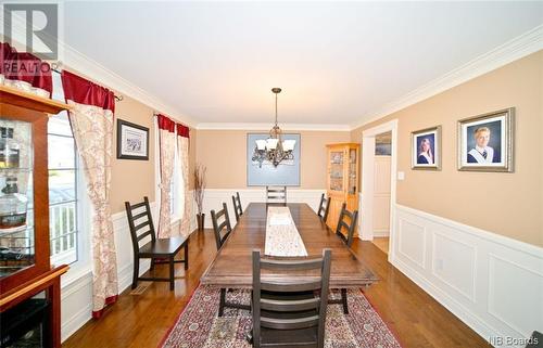 10 Emma Court, Fredericton, NB - Indoor Photo Showing Dining Room