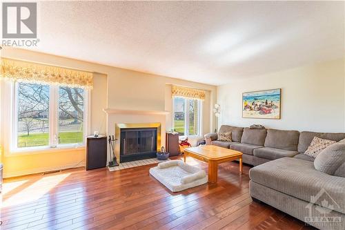 2045 Boake Street, Orleans, ON - Indoor Photo Showing Living Room With Fireplace