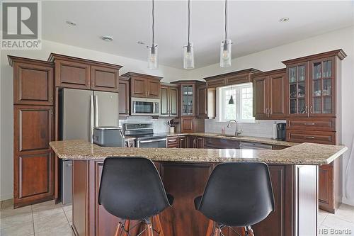 9 Harvest Court, Fredericton, NB - Indoor Photo Showing Kitchen With Stainless Steel Kitchen With Upgraded Kitchen