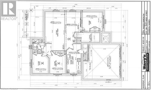 Basement Floor Plan - 423 Ridge Street, Port Elgin, ON - Other