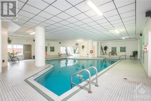 Indoor Pool - 200 Lafontaine Avenue Unit#1705, Ottawa, ON - Indoor Photo Showing Other Room With In Ground Pool