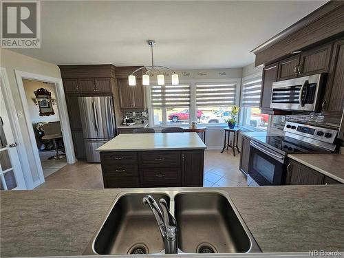 1098 Nicholas Denys, Bathurst, NB - Indoor Photo Showing Kitchen With Double Sink