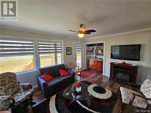 1098 Nicholas Denys, Bathurst, NB - Indoor Photo Showing Living Room With Fireplace