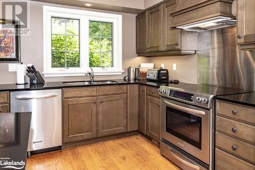 3876 Muskoka 118 Road W Unit# Sandfield 1 Week 3, Port Carling, ON - Indoor Photo Showing Kitchen With Double Sink