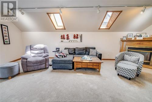 1776 Bernard, Windsor, ON - Indoor Photo Showing Living Room With Fireplace