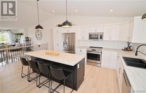 45 Thompson Avenue, Burton, NB - Indoor Photo Showing Kitchen With Double Sink With Upgraded Kitchen