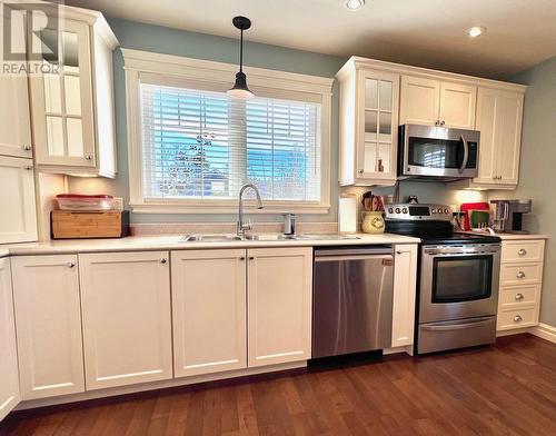 55 Huntley Drive, Clarenville, NL - Indoor Photo Showing Kitchen With Stainless Steel Kitchen With Double Sink