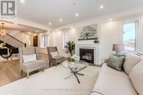 47 Georgina Street, Kitchener, ON - Indoor Photo Showing Living Room With Fireplace