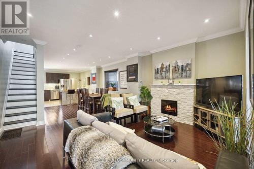 961 Lansdowne Ave, Toronto, ON - Indoor Photo Showing Living Room With Fireplace