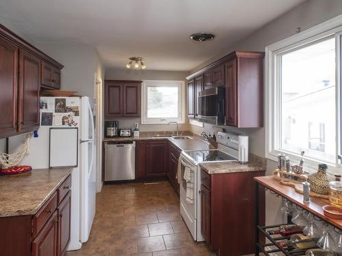 423 Otto Street, Thunder Bay, ON - Indoor Photo Showing Kitchen With Double Sink