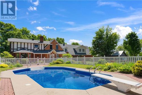 1235 Stafford Third Line, Cobden, ON - Outdoor With In Ground Pool With Backyard