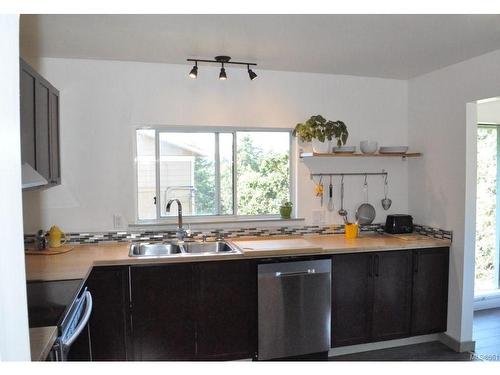 2641 Rainville Rd, Langford, BC - Indoor Photo Showing Kitchen With Double Sink