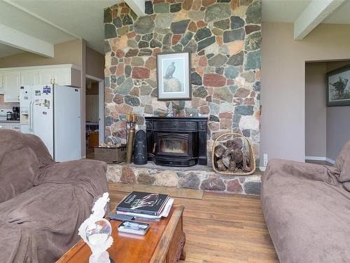 1899 John Rd, North Saanich, BC - Indoor Photo Showing Living Room With Fireplace