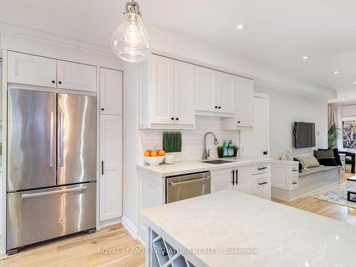 16 Page Ave, Toronto, ON - Indoor Photo Showing Kitchen With Stainless Steel Kitchen With Upgraded Kitchen
