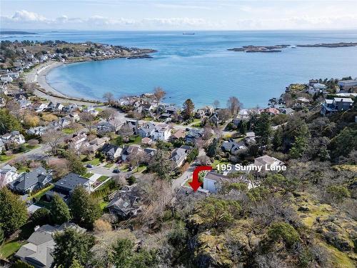 195 Sunny Lane, Oak Bay, BC - Outdoor With Body Of Water With View