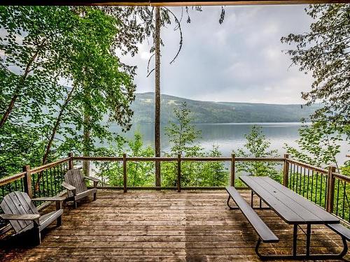 5293 East Barriere Lake Fsr, Barriere, BC - Outdoor With Body Of Water With Deck Patio Veranda With View
