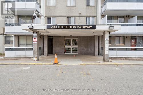 #711 -200 Lotherton Ptwy N, Toronto, ON - Outdoor With Balcony With Facade