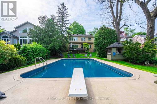 431 Patricia Drive, Burlington, ON - Outdoor With In Ground Pool With Deck Patio Veranda With Backyard