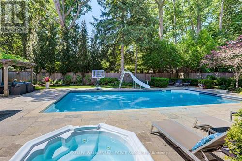 1348 Glenburnie Rd, Mississauga, ON - Outdoor With In Ground Pool With Deck Patio Veranda With Backyard
