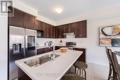 1322 Apollo St N, Oshawa, ON - Indoor Photo Showing Kitchen With Double Sink
