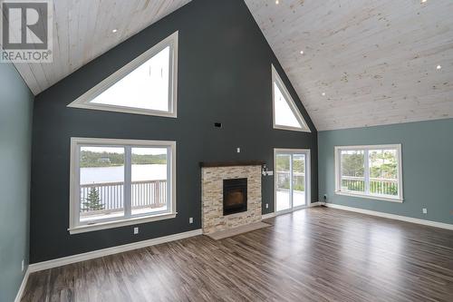 102 Peninsula Road, Whitbourne, NL - Indoor Photo Showing Living Room With Fireplace
