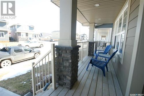 338 Eaton Lane, Saskatoon, SK - Outdoor With Deck Patio Veranda With Exterior