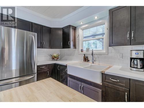 7243 Rainbow Crescent, Canim Lake, BC - Indoor Photo Showing Kitchen With Double Sink With Upgraded Kitchen