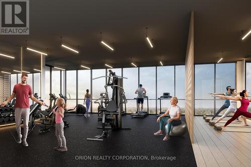 #414 -201 Brock St S, Whitby, ON - Indoor Photo Showing Gym Room