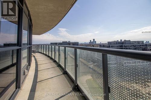 #1108 -30 Gibbs Rd, Toronto, ON - Outdoor With Balcony With View With Exterior