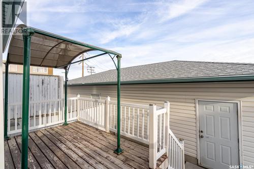 D 9 Angus Road, Regina, SK - Outdoor With Deck Patio Veranda With Exterior