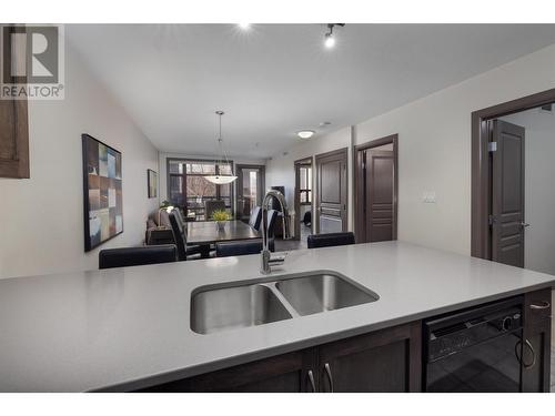 654 Cook Road Unit# 208, Kelowna, BC - Indoor Photo Showing Kitchen With Double Sink